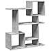 Libreria Divisorio Grigio Cemento 92x29x112 cm in Truciolato - Foto miniatura 7