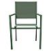 Set Di 6 Sedie In Alluminio Verde Salvia - Textilene Verde Salvia - Foto miniatura 4