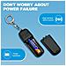 Portachiavi Allarme Personale Con Luce Led - Allarme Forte 130db, Alimentato A Batteria Aaa Black - Foto miniatura 7