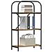 Libreria rovere artigianale 60 x 30 x 109 cm Legno multistrato - Foto miniatura 3