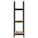 Libreria rovere artigianale 60 x 30 x 109 cm Legno multistrato - Foto miniatura 6