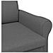 poltrona Grigio scuro 76 x 94 x 102 cm Tessuto - Foto miniatura 7