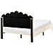 Letto Velluto Sauvian 120 X 200 Cm Beige - Foto miniatura 5