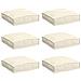 Cuscino per seduta pallet 6 pcs Crema 40 x 40 x 8 cm - Foto miniatura 1