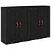 Mobile a muro 2 pcs Rovere Nero 69,5 x 34 x 90 cm - Foto miniatura 5