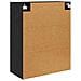 Mobile a muro 2 pcs Rovere Nero 69,5 x 34 x 90 cm - Foto miniatura 9