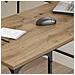 Scrivania Rovere artigianale 139 x 139 x 75 cm - Foto miniatura 4