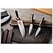 BH-2486 Shine Basalt Set di coltelli in acciaio inossidabile da 3 pezzi - Foto miniatura 2