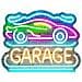 Insegna Led Auto - 42x32.7cm Decorazione Garage Acrilico Luce Neon Alimentata Usb - Foto miniatura 1