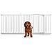 Bettacare Cancelletto Per Cani Con Parte Superiore Incurvata, 189cm - 198cm, Bianco Opaco - Foto miniatura 1