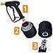 Adattatore Per Prolunga Tubo Alta Pressione - Compatibile Con Lavor /black&decker | Pressione Max 160 Bar, Temperatura Max 60°c | Accessorio Di Ricambio - Foto miniatura 2