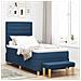 Letto a molle con materasso Blu 80 x 200 cm Tessuto - Foto miniatura 2