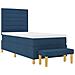 Letto a molle con materasso Blu 80 x 200 cm Tessuto - Foto miniatura 7