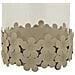 Portacandela Vkh744-beige-metallo-14x14x21 Cm - Foto miniatura 2