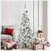 Albero di Natale Artificiale con Rami Pieghevoli Bianco 180 cm - Foto miniatura 2