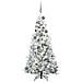 Albero di Natale Artificiale con Rami Pieghevoli Bianco 180 cm - Foto miniatura 3