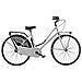 Bici Da Donna Linea Olanda Bicicletta City Bike Ol26 Senza Cambio 1v Completa Di Accessori Con Luci A Led - 46 Argento - Foto miniatura 1