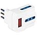 PP2387 adattatore per presa di corrente Tipo L (IT) Blu, Bianco - Foto miniatura 1