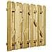 Cancello da giardino 100 x 100 cm Legno Massello di Pino Verde - Foto miniatura 1