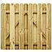 Cancello da giardino 100 x 100 cm Legno Massello di Pino Verde - Foto miniatura 3