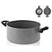 Casseruola 2 Maniglie Diametro 20 cm - Linea Cortina Granitium - Foto miniatura 5