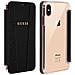 Custodia Iphone Xs Max Portafoglio Borchiette Tonde By - Nero - Foto miniatura 1