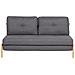 Divano Letto Colore Grigio Scuro Edland - Foto miniatura 1