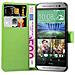 Custodia Compatibile Con Htc One M8 Mini In Verde Menta - Coperchio Protettiva Con Chiusura Magnetica, Funzione Stand E Tasca Per Le Carte - Foto miniatura 5