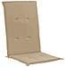 Cuscini per Sedie da Giardino 4 pz Beige 120x50x4 cm - Foto miniatura 3