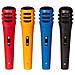 Dm500 Set Di Microfoni 4 Nero Rosso Blu E Giallo Di Plastica Con Cavo Xlr / Jack Millimetri 63529 Milioni - Foto miniatura 4