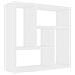 Scaffale a Parete Bianco 45,1x16x45,1 cm in Legno Multistrato - Foto miniatura 1