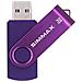 32gb Memory Stick Usb 2.0 Flash Drive Swivel Thumb Drive Pen Drive (32gb Viola)  - Foto miniatura 3