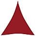 Parasole a Vela Oxford Triangolare 4x5x5 m Rosso - Foto miniatura 1