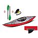 Canoa Gonfiabile Swing 1 Rosso Con Pinna 043910-r (5c/11c) + Pagaia Touring-2 Div. In 2 Parti + Pompa - Foto miniatura 1