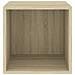 Mobili a Muro 4pz Rovere Sonoma 37x37x37 cm Legno Multistrato - Foto miniatura 8