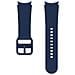 Cinturino Per Galaxy Watch 115mm S /m 20mm Edizione Sport In Silicone, Blu Marine - Foto miniatura 3