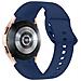 Cinturino Per Galaxy Watch 115mm S /m 20mm Edizione Sport In Silicone, Blu Marine - Foto miniatura 9