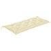 Cuscino per Panca Bianco Crema 120x (50+50) x7cm Tessuto Oxford - Foto miniatura 5