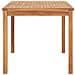 Tavolo da Pranzo per Giardino 140x80x77 cm in Massello di Teak - Foto miniatura 3
