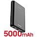 Batteria Di Riserva 5000mah Uscita Usb 10w Spia A Led Compatto Nero - Foto miniatura 5