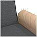 Divano Letto Con Braccioli Grigio Scuro In Tessuto - Foto miniatura 7