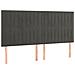 Giroletto A Molle Con Materasso Grigio Scuro 180x200 Cm Velluto - Foto miniatura 6