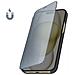 Custodia Clear View Per Iphone 15 Plus Effetto Specchio Supporto Nera - Foto miniatura 2