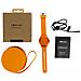 Smartwatch Bluetooth Colorato Monitoraggio Salute Notifiche Waterproof, Arancione - Foto miniatura 4