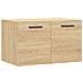 Mobile A Parete Rovere Sonoma 60x36,5x35 Cm Legno Multistrato - Foto miniatura 2