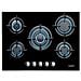 Piano Cottura L 7005 CI a Gas 5 Fuochi Gas 70cm Colore Nero - Foto miniatura 1