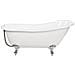 Vasca Da Bagno Freestanding Cayman 153 X 77 Cm Bianco - Foto miniatura 2