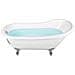 Vasca Da Bagno Freestanding Cayman 153 X 77 Cm Bianco - Foto miniatura 5