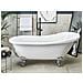 Vasca Da Bagno Freestanding Cayman 153 X 77 Cm Bianco - Foto miniatura 1
