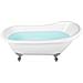 Vasca Da Bagno Freestanding Cayman 153 X 77 Cm Bianco - Foto miniatura 10